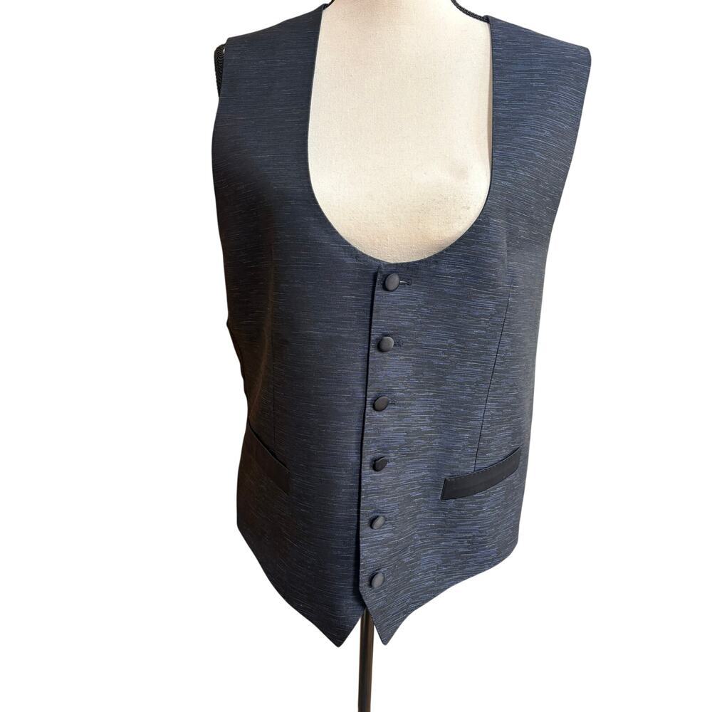 Dolce & Gabbana Martini 2-Piece Men's IT 52 US 42 Navy Tuxedo Suit Jacket Vest - Picture 2 of 16